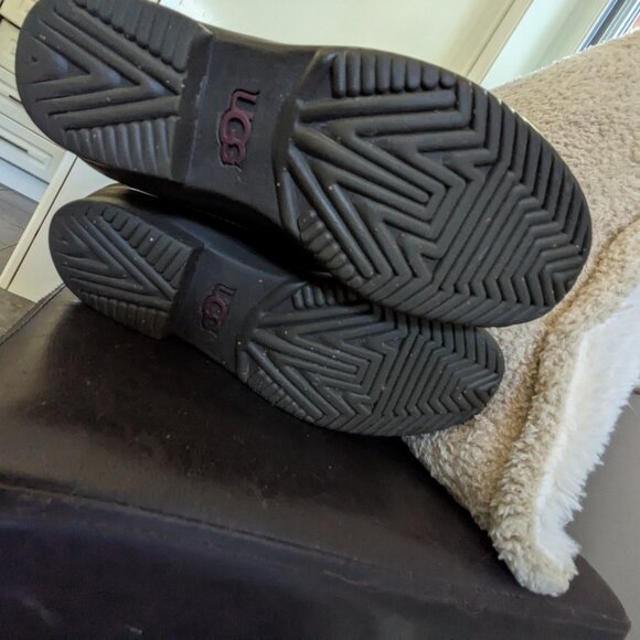 Women's Black and Gray Lace-Up Boots - Picture 3 of 11